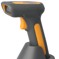Lector de código QR 2D industrial de mano inalámbrico IP65 de alto rendimiento, base de carga incluida, escáner de código de barras industrial