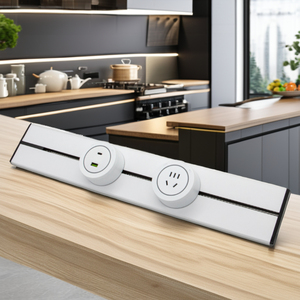 Trắng điện theo dõi ổ cắm dễ dàng cài đặt 8000W Max điện 32A Đánh giá hiện tại UK chúng tôi cắm tiêu chuẩn xoay cắm ổ cắm sạc - Product Image 3