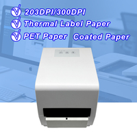 Imprimante d'étiquettes d'expédition thermique de bureau 110 mm, sans fil, Bluetooth, WiFi, machine d'impression de rubans pour les petites entreprises