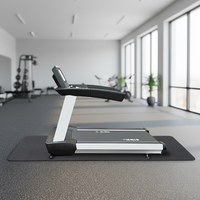 Tapis de gym antidérapant en mousse NBR haute densité écologique, durable, pour vélo d'appartement et équipement de fitness, protection de sol