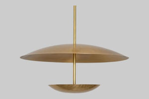 Lámpara Colgante Moderna de Latón Hecha a Mano, Escultural, con 5 Luces LED Atenuables, Estilo Mid-Century, para Hogar u Oficina - Product Image 2