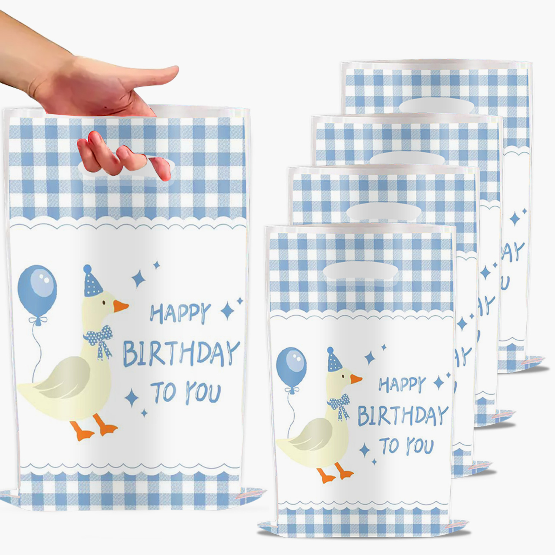 Bolsa de regalo 10 piezas - Ganso tonto azul