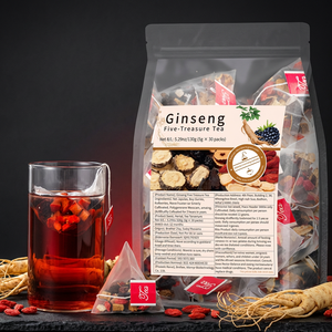 Thé transfrontalier au ginseng Cinq Trésors, Six Trésors, Dix Trésors, Huit Trésors, Curcuma, Cannelle, Gingembre, Menthe - Product Image 5