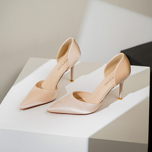 Zapatos de Tacón Alto D'Orsay 6691-2, Tacones de Aguja con Punta en Pico, Zapatos de Oficina Cómodos - Product Image 4