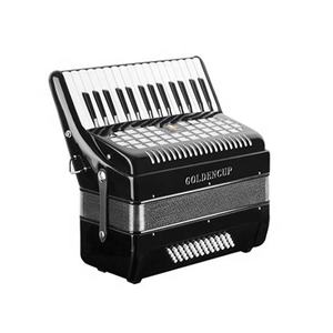Accordéon SEASOUND OEM Chromatic 30 touches 48 basses noir en celluloïd, instrument de musique, accordéon JP3048A - Product Image 3