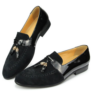 Customized Wholesale Cowhide Leather <strong>Velvet</strong> <strong>Loafers</strong> Office Leather Men's Shoes Comfortable Breathable Man Leather Shoe - Product Image 1