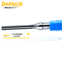 Outil de coupe en carbure TCT 3 cannelures de qualité industrielle pour le traitement du bois Support OEM personnalisé