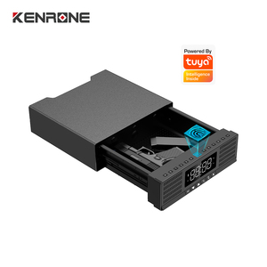 Coffre-fort portable de luxe KENRONE avec serrure à combinaison pour bijoux, tiroir, armoire, coffre-fort <span class=keywords><strong>secret</strong></span> pour la maison - Product Image 1