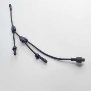 3线防水连接器，用于室内/室外发光二极管条形灯的公母M12 M14插头延长线 - Product Image 6