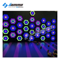 Jeu de lancer interactif, coordination œil-main, jeu actif, arène de jeu lumineuse à LED, activation par la lumière, jeux Wi-Fi, personnalisable