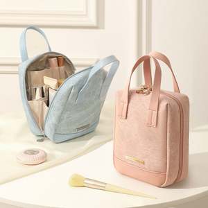New Design Portable Toiletry Handy <b>Bag</b> Zipper Multi-layer Makeup <b>Organizer</b> Pouch Waterproof <b>Travel</b> Cosmetics <b>Bag</b> - Product Image 1