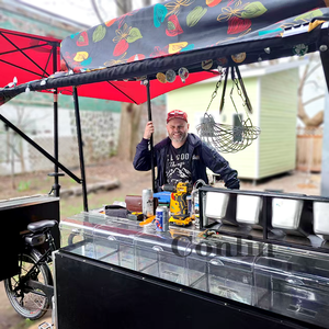 Hot Dog Vending Bike Chariot Hotdog mobile avec gril et réfrigérateur Hot Dog Bike et Burger - Product Image 2
