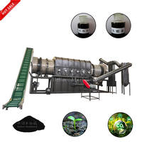 Ligne de production de machines à fabriquer du charbon de bois et des briquettes à partir de coques d'olives, d'agave et de bagaso