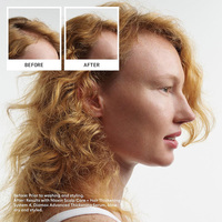 Crème capillaire lissante pour cheveux gras, shampoing, revitalisant, sans silicone, à l'huile de noix du Maroc et à la vitamine E, faible MOQ, logo personnalisé pour les marques de salons