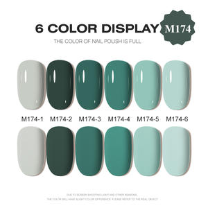 AILANUO Livre de présentation des couleurs des ongles 6 couleurs UV Gel Polish LED Cure DIY Vegan Cruelty Free OEM Private Label - Product Image 2