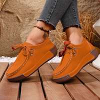 Chaussures décontractées confortables à plateforme pour femmes, chaussures à plateforme antidérapantes pour un usage quotidien