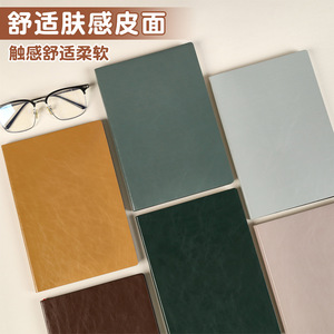 <b>A5</b> Pu Leather Notebook Thickened 156 Pages Vintage Color Business <b>Diary</b> Office Student Use - Product Image 4