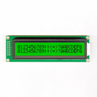 Maijing 24x2 STN Modul LCD Reflektif Lampu Latar LED 350cd/m Kecerahan -20C + 70C Suhu Operasi Antarmuka LCM2402 AIP31066