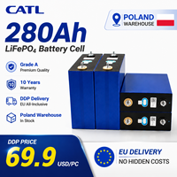 Stock UE - Cellule de batterie LiFePO4 prismatique CATL 3.2V 280Ah 290Ah 8000 cycles à électrolyte liquide pour système de stockage solaire domestique