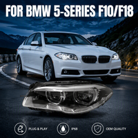 Phares halogènes en gros d'usine pour BMW Série 5 F10 18, clignotants ambre, étanches IP65, utilisation quotidienne, faciles à installer, fabriqués par NAFU