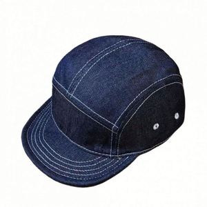 Gorra de Béisbol de Mezclilla con Visera Plana y Cierre a Presión, Estilo Casual, Hip Hop, para Regalo Promocional - Product Image 1