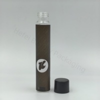 Tubes en verre pour tabac à herbes de qualité 22*115mm 22*120mm, accessoire de fumage, papier à rouler, emballage de cigarettes, tubes avec bouchons CR