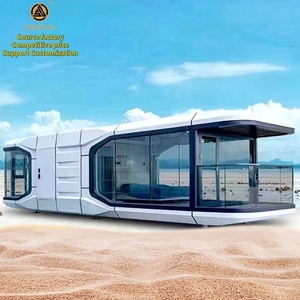 Maison capsule préfabriquée Sinova Coastal Steel, maison <span class=keywords><strong>de</strong></span> <span class=keywords><strong>vacances</strong></span> moderne résistante au sel pour maisons conteneurs en <span class=keywords><strong>bord</strong></span> <span class=keywords><strong>de</strong></span> <span class=keywords><strong>mer</strong></span> - Product Image 1