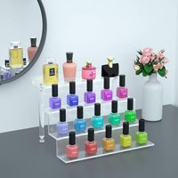Supports de présentation en acrylique pour table, supports de présentation transparents, petit mini-étagère à 3 niveaux, support à cupcakes pour aliments, desserts