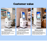 Équipement intelligent multifonctionnel personnalisé en libre-service, distributeurs automatiques en libre-service, borne de réservation de rendez-vous, terminal de point de vente pour banque
