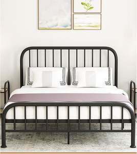 Nordique <span class=keywords><strong>en</strong></span> <span class=keywords><strong>fer</strong></span> forgé <span class=keywords><strong>lit</strong></span> contracté double cadre feuille <span class=keywords><strong>personne</strong></span> épaissi et renforcé Européenne princesse <span class=keywords><strong>lit</strong></span> - Product Image 2