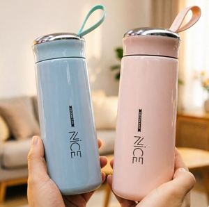 Bouteille en verre double paroi 400 ml personnalisable avec logo, vente en gros d'usine, cadeau d'affaires créatif 2026 - Product Image 6