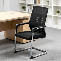 Chaise de conférence ergonomique moderne et extensible pour réunions - Mobilier de bureau exécutif pour visiteurs
