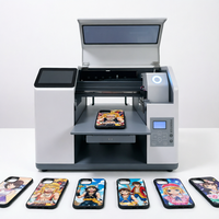 Imprimante UV DTF personnalisée, résolution 2880 dpi, impression CMYKWV, imprimantes à jet d'encre pour coques de téléphone, autocollants transparents, bouteilles d'eau