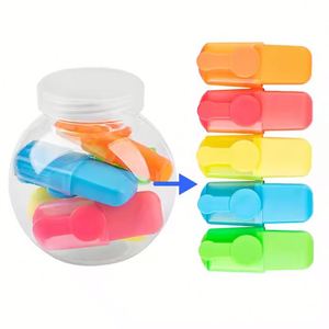 <b>Multi</b> <b>Color</b> Plastic <b>Pen</b> With Loose Packaging Customized Bright Highlighter for Kids and Adults - Product Image 3