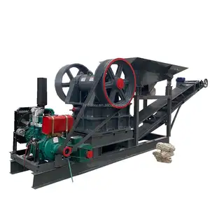 quarry 50tph heavy duty hard stone crusher pe400x600 jaw crusher station for concrete stones