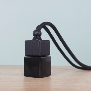 8ml Black Wood Cap Empty Classic Gradient Black Glass <strong>Bottle</strong> Hanging Air Freshener Essential Oil Perfume <strong>Car</strong> <strong>Diffuser</strong> <strong>Bottle</strong> - Product Image 6