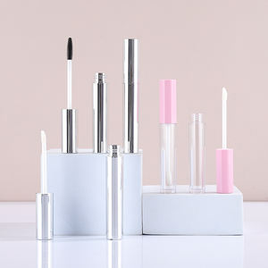 CY018 사용자 정의 로고 12ml 럭셔리 실버 아이라이너 튜브 빈 핑크 립글로스 튜브 빈 화이트 마스카라 튜브 지팡이 - Product Image 1