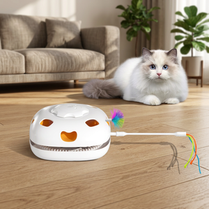 Nuevo Diseño de Juguete Interactivo para Gatos con Pluma, Bola Inteligente con Movimiento Automático, Juguete Inteligente para Mascotas - Product Image 3