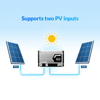 EPEVER - Regulador de Carga Solar con Adaptación Automática de 12V 24V 48V, 60a 80a 100a MPPT, Disponible en la UE