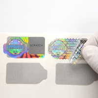 Autocollant de sécurité anti-effraction personnalisé VOID, étiquette holographique destructible pour emballage