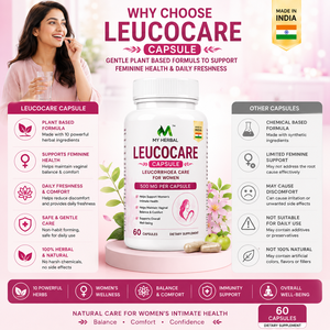Cápsulas LeucoCare, 60 Unidades, Fórmula Ayurvédica de Primera Calidad con Mezcla de Extractos de Plantas Naturales, Fabricación a Granel OEM ODM - Product Image 5