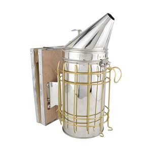 Tubo de acero galvanizado de la abeja de la miel mantener fumador agricultura apicultura equipo colmena herramientas suministros - Product Image 2