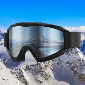 Bonne vente coupe-vent lunettes de ski sécurité pliable confortable cadre en TPU lunettes de ski pour enfants jeunes