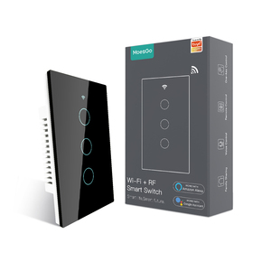 Tuya Vita Intelligente Wifi + RF 433 1/2/3/4 Gang Chiaro Della Parete Interruttore No Neutro CE ROHS FCC - Product Image 2