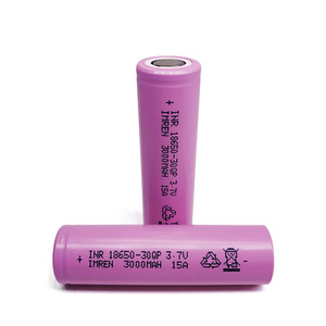 Batterie rechargeable Li-ion Inr18650 3,7 V 3000 mAh, cellule de batterie au lithium Li-ion 3,7 V 3000 mAh Inr 18650 - Product Image 2