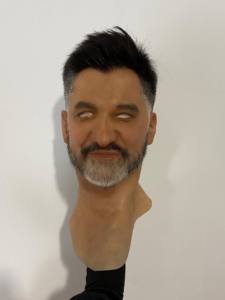 قناع سيليكون واقعي للتنكر، قناع للحفلات التنكرية، قناع وجه للبالغين لعيد الهالوين - Product Image 4