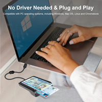 Lector de Tarjetas Inteligentes ZOWEETEK Tipo C con NFC para Control de Acceso y Lector/Escritor de Tarjetas de Crédito EMV CAC ID IC SIM ATM