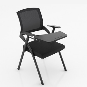 Folding Conference Chair With Table Integrated Writing Board Commercial Use - Product Image 3