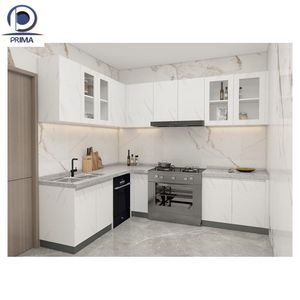 Prima 2026 - Juego <span class=keywords><strong>de</strong></span> Muebles <span class=keywords><strong>de</strong></span> <span class=keywords><strong>Cocina</strong></span> Modulares <span class=keywords><strong>de</strong></span> Lujo Modernos, Diseño Modular, Muebles <span class=keywords><strong>de</strong></span> Isla <span class=keywords><strong>de</strong></span> Madera, Gabinetes <span class=keywords><strong>de</strong></span> <span class=keywords><strong>Cocina</strong></span> <span class=keywords><strong>de</strong></span> Madera con Acabado Blanco Brillante - Product Image 3