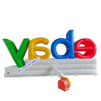 Lettre publicitaire gonflable sur mesure pour l'événement de marque, ballon de lettre gonflable pour la publicité